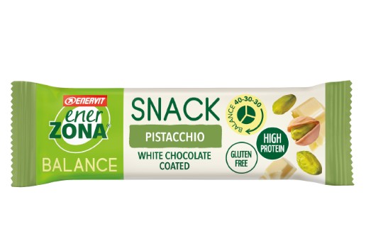 ENERZONA BALANCE - SNACK PISTACCHIO WHITE CHOCOLATE , Barretta Energetica